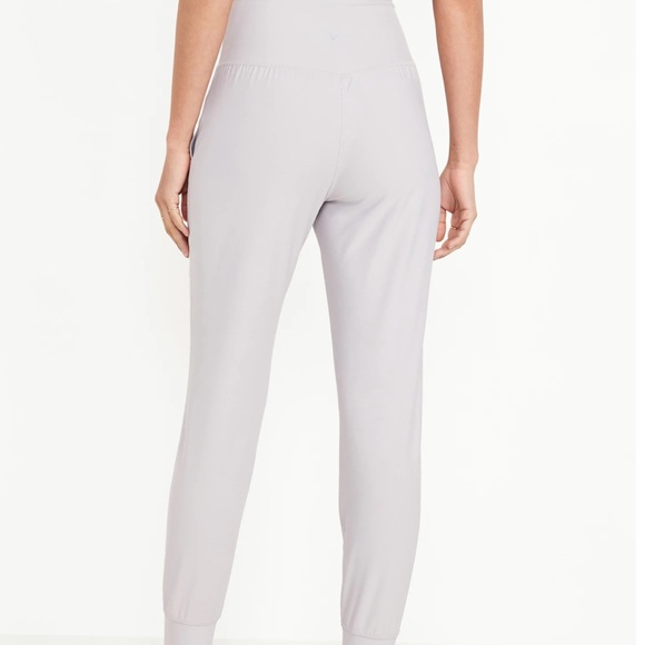 NWT OLD NAVY High-Waisted PowerSoft 7/8 Joggers Color: Moondoggie Size Medium - Picture 2 of 7